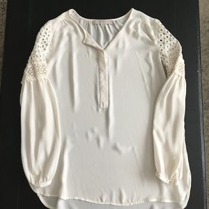 LOFT Cream Colored Blouse